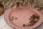 Lade das Bild in den Galerie-Viewer, Kokosknöpfe Gravur Mond und Stern 1,25 cm (10 Stück)
