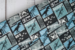 Lade das Bild in den Galerie-Viewer, Sweat angeraut "Danger Dinos" 0,1 m ABVERKAUF
