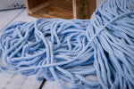 Lade das Bild in den Galerie-Viewer, Baumwollkordel rund 5mm baby blue
