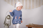 Lade das Bild in den Galerie-Viewer, Waffeljersey Rauchblau 0,8 m Rest
