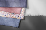 Lade das Bild in den Galerie-Viewer, Premium BIO French Terry "Beautiful Burlap" Hibiscus 0,1 m
