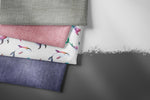 Lade das Bild in den Galerie-Viewer, Premium BIO French Terry "Beautiful Burlap" Hibiscus 0,1 m
