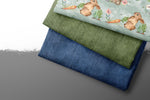 Lade das Bild in den Galerie-Viewer, Premium BIO French Terry "Jeansoptik" moss 0,1 m

