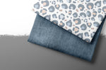 Lade das Bild in den Galerie-Viewer, Premium BIO French Terry "Jeansoptik" smoke 0,1 m
