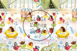 Lade das Bild in den Galerie-Viewer, Lycra "Berry go round" summer gingham 0,5 m
