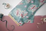 Lade das Bild in den Galerie-Viewer, Lycra "Feeling Fancy" teal 0,5 m
