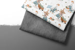 Lade das Bild in den Galerie-Viewer, Premium BIO French Terry "Jeansoptik" dark grey 0,1 m
