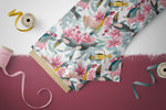 Lade das Bild in den Galerie-Viewer, Lycra UV50+ "Jungle Birds" blooming 0,5 m Lager
