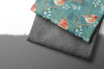 Lade das Bild in den Galerie-Viewer, Premium BIO French Terry "Jeansoptik" dark grey 0,1 m
