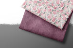 Lade das Bild in den Galerie-Viewer, Premium BIO French Terry "Jeansoptik" berry Lager 0,1 m
