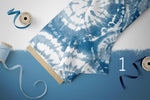 Lade das Bild in den Galerie-Viewer, Webware für Bermudashorts "Tie Dye" indigo COLLECTION
