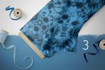 Lade das Bild in den Galerie-Viewer, Webware für Bermudashorts "Tie Dye" indigo COLLECTION
