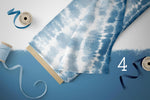 Lade das Bild in den Galerie-Viewer, Webware für Bermudashorts "Tie Dye" indigo COLLECTION
