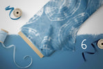 Lade das Bild in den Galerie-Viewer, Webware für Bermudashorts "Tie Dye" indigo COLLECTION
