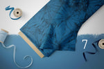 Lade das Bild in den Galerie-Viewer, Webware für Bermudashorts "Tie Dye" indigo COLLECTION
