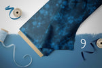 Lade das Bild in den Galerie-Viewer, Webware für Bermudashorts "Tie Dye" indigo COLLECTION
