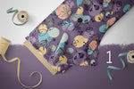 Lade das Bild in den Galerie-Viewer, Lycra "Flower Meadows" purple COLLECTION
