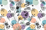 Lade das Bild in den Galerie-Viewer, Lycra "Flower Meadows" purple COLLECTION
