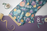 Lade das Bild in den Galerie-Viewer, Lycra "Flower Meadows" purple COLLECTION
