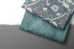 Lade das Bild in den Galerie-Viewer, Premium BIO French Terry "Jeansoptik" icy 0,4 m Rest
