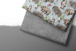 Lade das Bild in den Galerie-Viewer, Premium BIO French Terry "Beautiful Burlap" Schiefer 0,5 m
