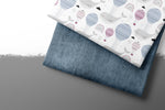 Lade das Bild in den Galerie-Viewer, Premium BIO French Terry "Jeansoptik" smoke 0,1 m
