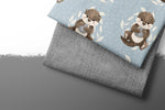 Lade das Bild in den Galerie-Viewer, Premium BIO French Terry "Beautiful Burlap" Schiefer 0,5 m
